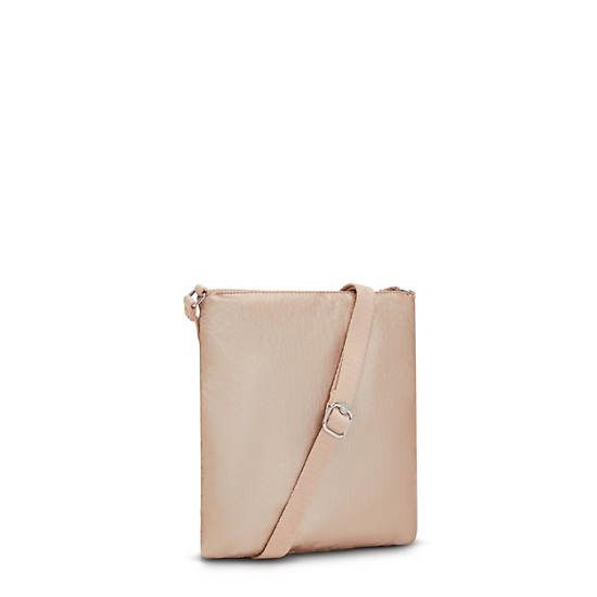 Sac Mini Kipling Keiko Metallic Crossbody Doré | FR 1880HA